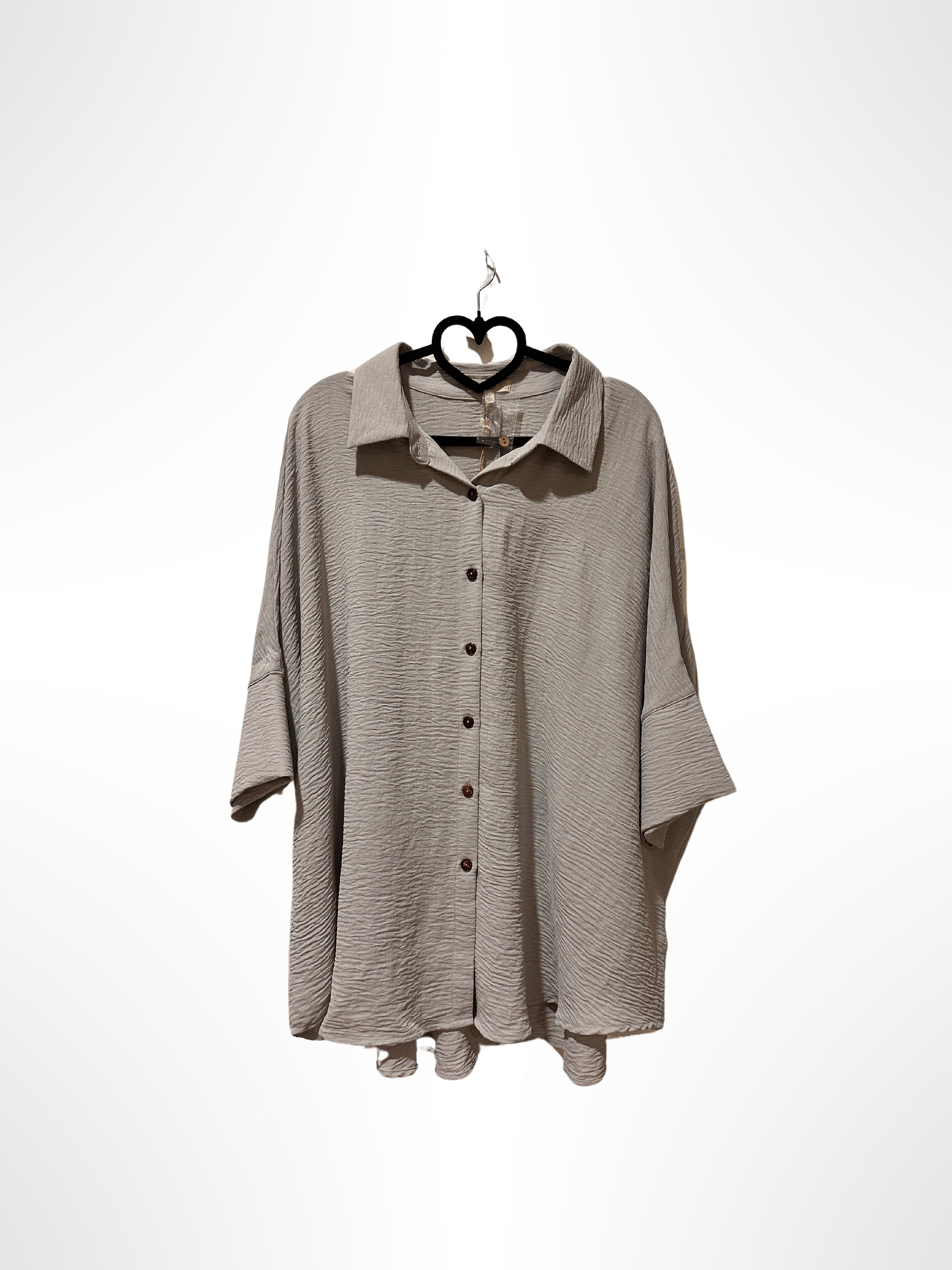 Half Sleeve Oversized Tunic - Regular Size - Buttercup Lynne Boutique