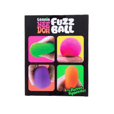 NeeDoh Teenie Fuzz Ball-The Velvet Squeeze Four Pack