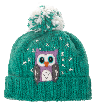 Baby Animal Youth Winter Pom Pom Beanie