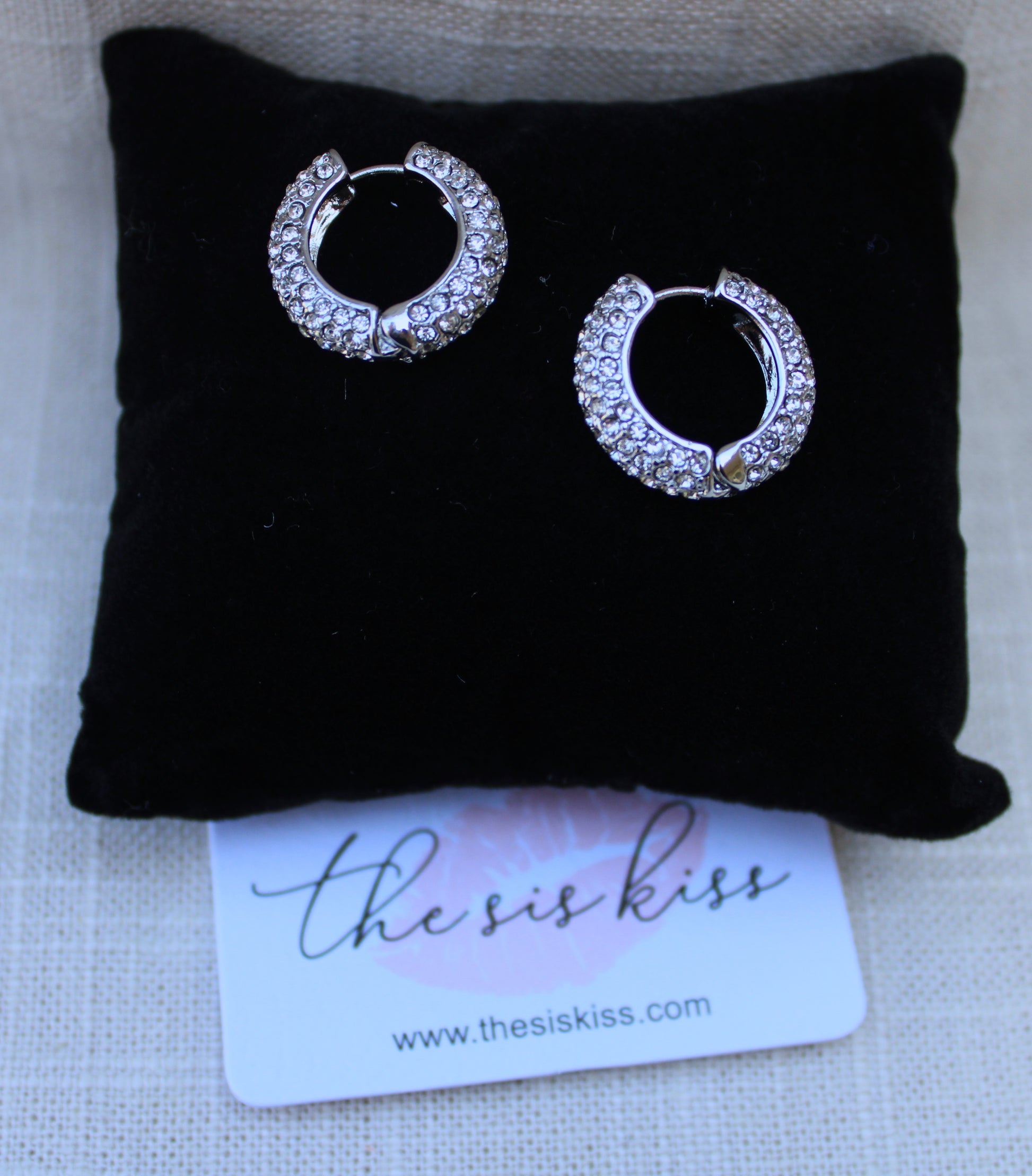 Beauty Talks Crystal Darling Diva Huggies - Buttercup Lynne Boutique