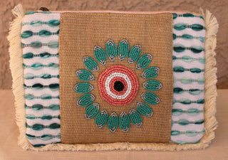 Beaded Circle Clutch - Buttercup Lynne Boutique