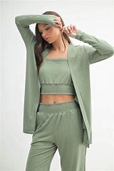 mono b Soft Ribbed Longline Cardigan